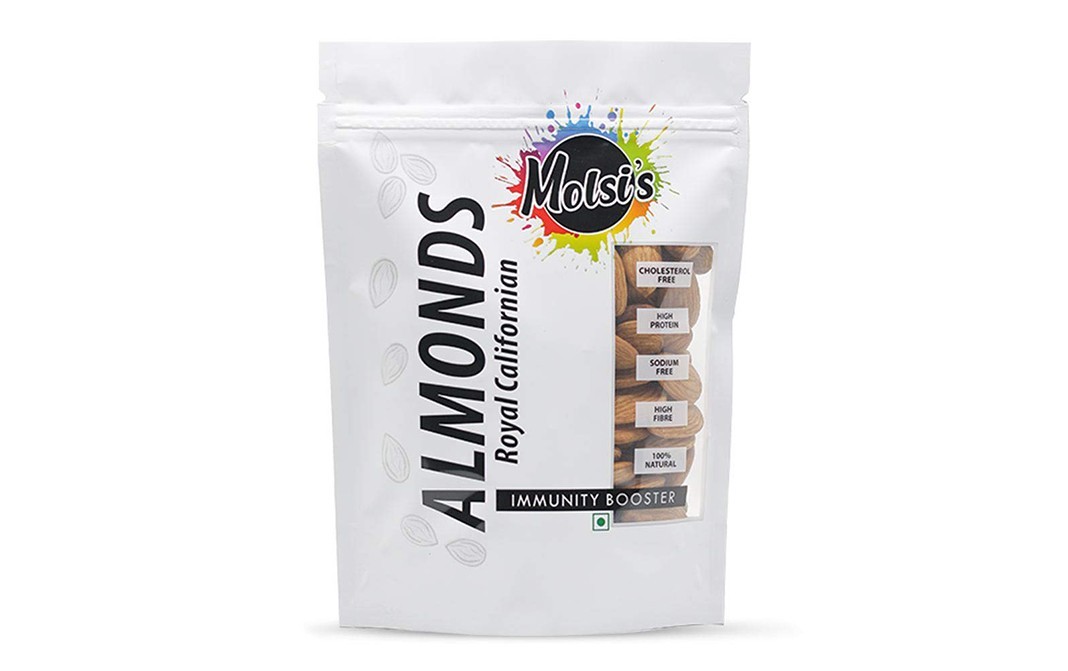 Molsi's Almonds Royal Californian Immunity Booster   Pack  200 grams